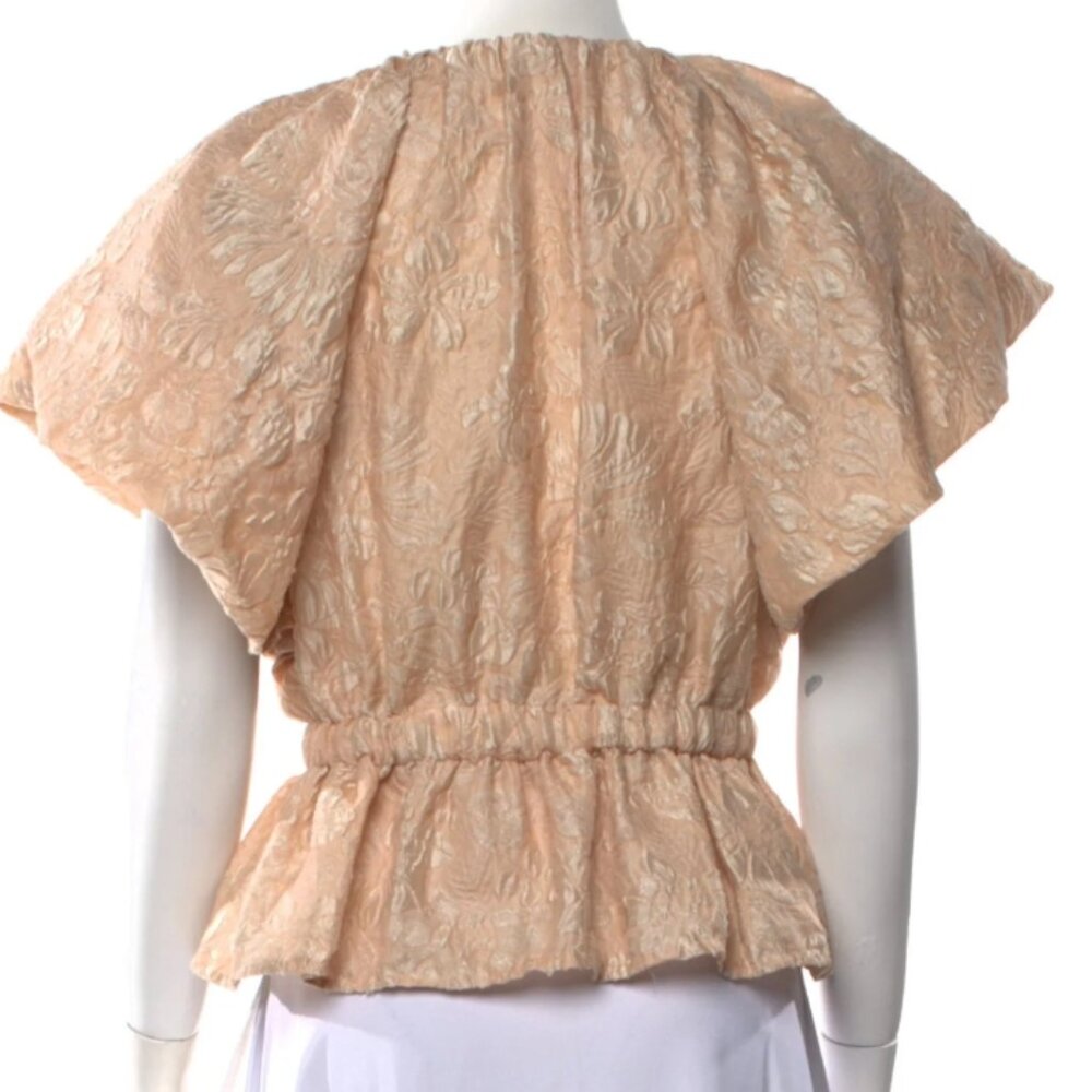 NWOT ULLA JOHNSON Mirabelle Top in Peony XS $490 - Picture 8 of 8